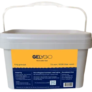 GelyGo spand med 6 kg granulat